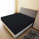 Hojas ajustadas Vidaxl 2 ST Jersey 180x200 cm de algodón negro