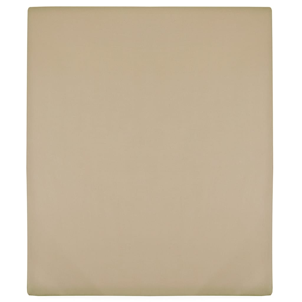 Jersey de hojas ajustadas de Vidaxl 90x200 cm de algodón tope