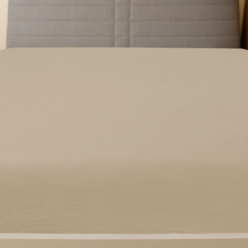 Jersey de hojas de Vidaxl 2 ST 140x200 cm de algodón
