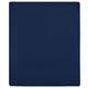 Hojas ajustadas Vidaxl 2 ST Jersey 90x200 cm Algodón azul marino