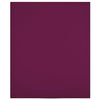 Vidaxl Hojas ajustadas Jersey 2 PCS 180x200 cm Algodón Borgoña Rojo