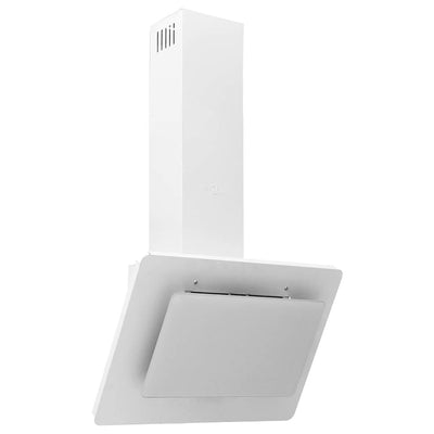 Cappuccio di estrattore per pareti Vidaxl 60 cm in acciaio inossidabile e bianco temprato
