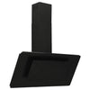 Vidaxl Wall Extractor Hood 90 cm de acero inoxidable y vidrio endurecido negro