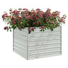 Vidaxl fioriera raccolta 100x100x77 cm in acciaio zincato