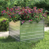 Vidaxl fioriera raccolta 100x100x77 cm in acciaio zincato