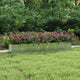 Plantador Vidaxl insertado 320x40x45 cm de acero galvanizado de plata