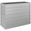 Vidaxl fioriera raccolta 100x40x77 cm in acciaio zincato