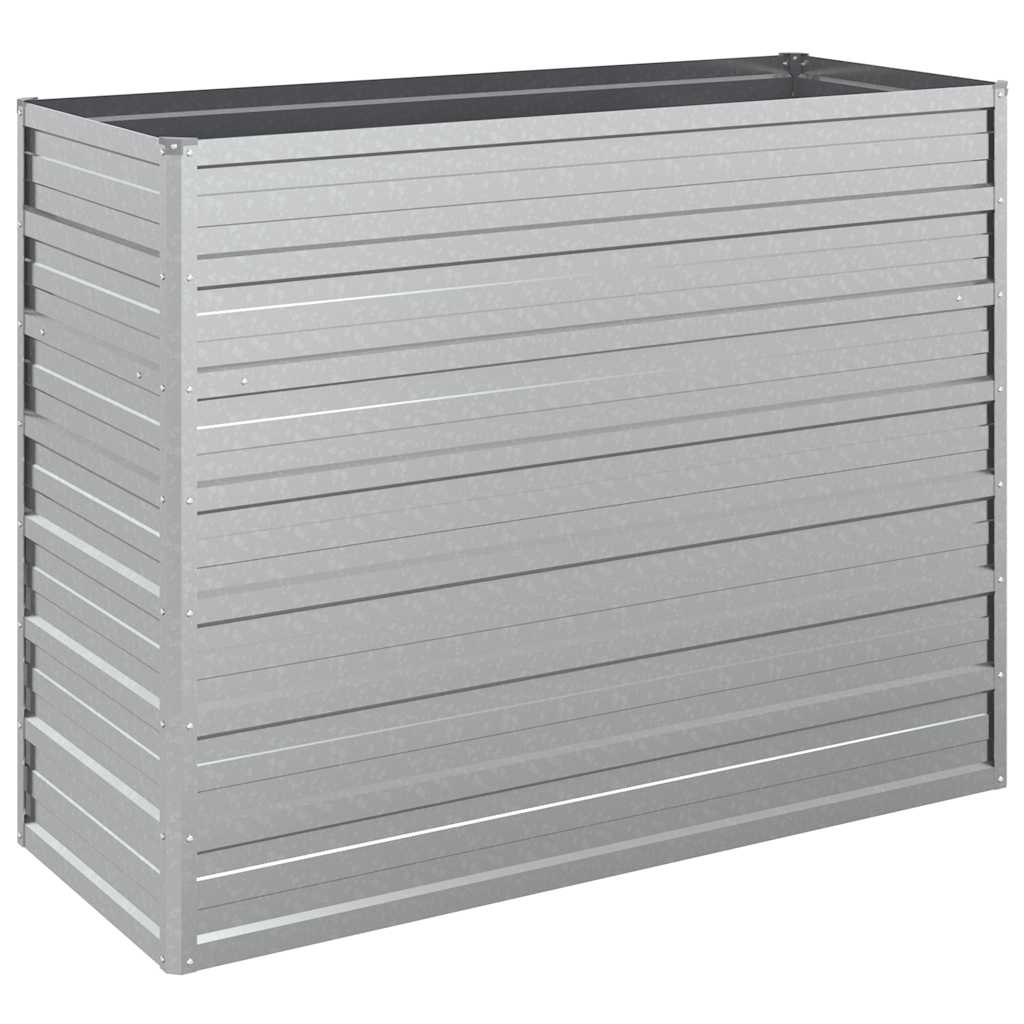 Vidaxl fioriera raccolta 100x40x77 cm in acciaio zincato