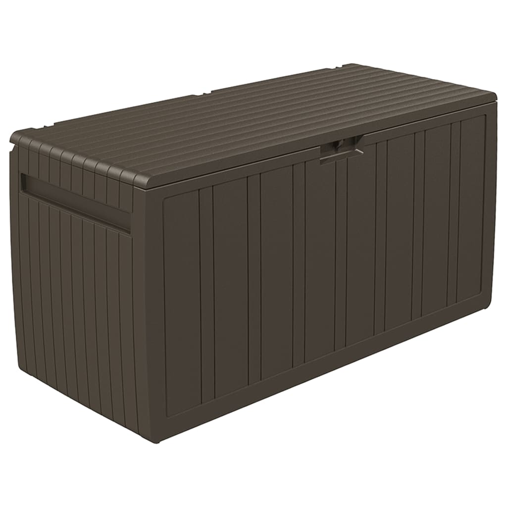 Vidaxl Cushion Box 117x45.5x57,5 cm 270 l marrone