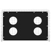 Objetivo de entrenamiento de Vidaxl Football Target 184x61x122 cm de acero