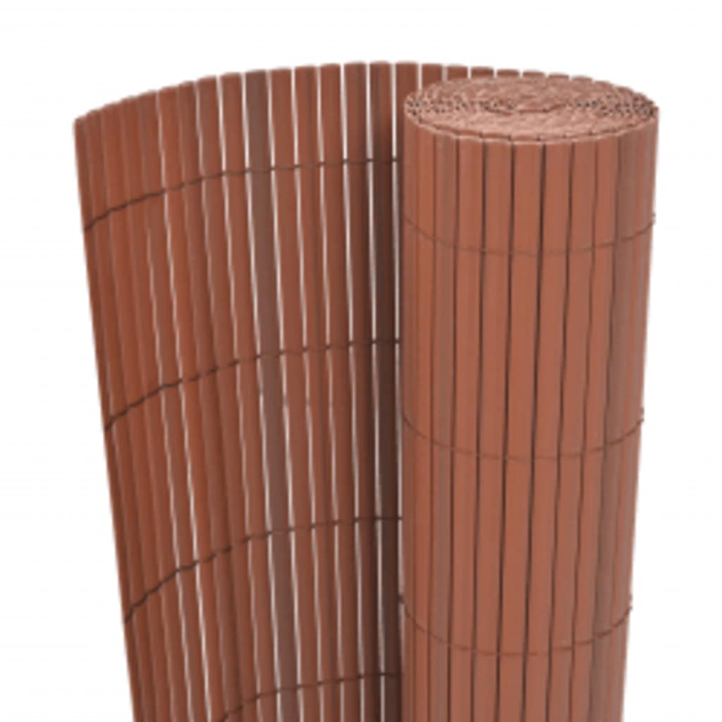 Vidaxl Garden Fencing Doble -lados de 90x400 cm Brown