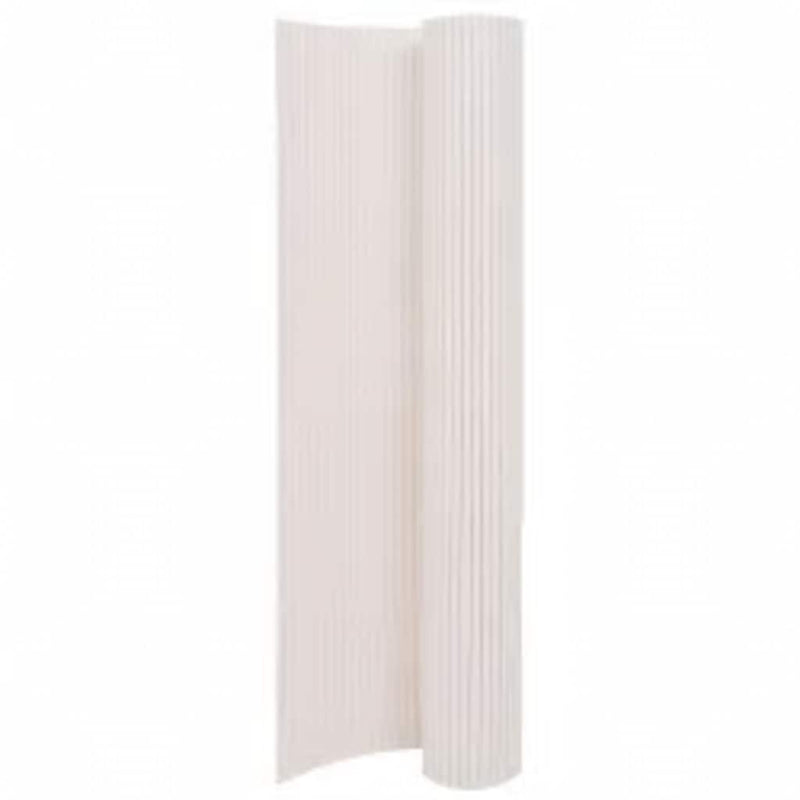 Vidaxl Garden Fencing Doble -lado de 110x300 cm blanco