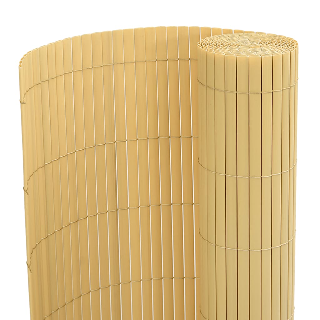 Vidaxl Garden Fencing Doble -lados de 110x400 cm amarillo