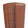 Vidaxl Garden Fencing Doble -lados de 110x400 cm Brown