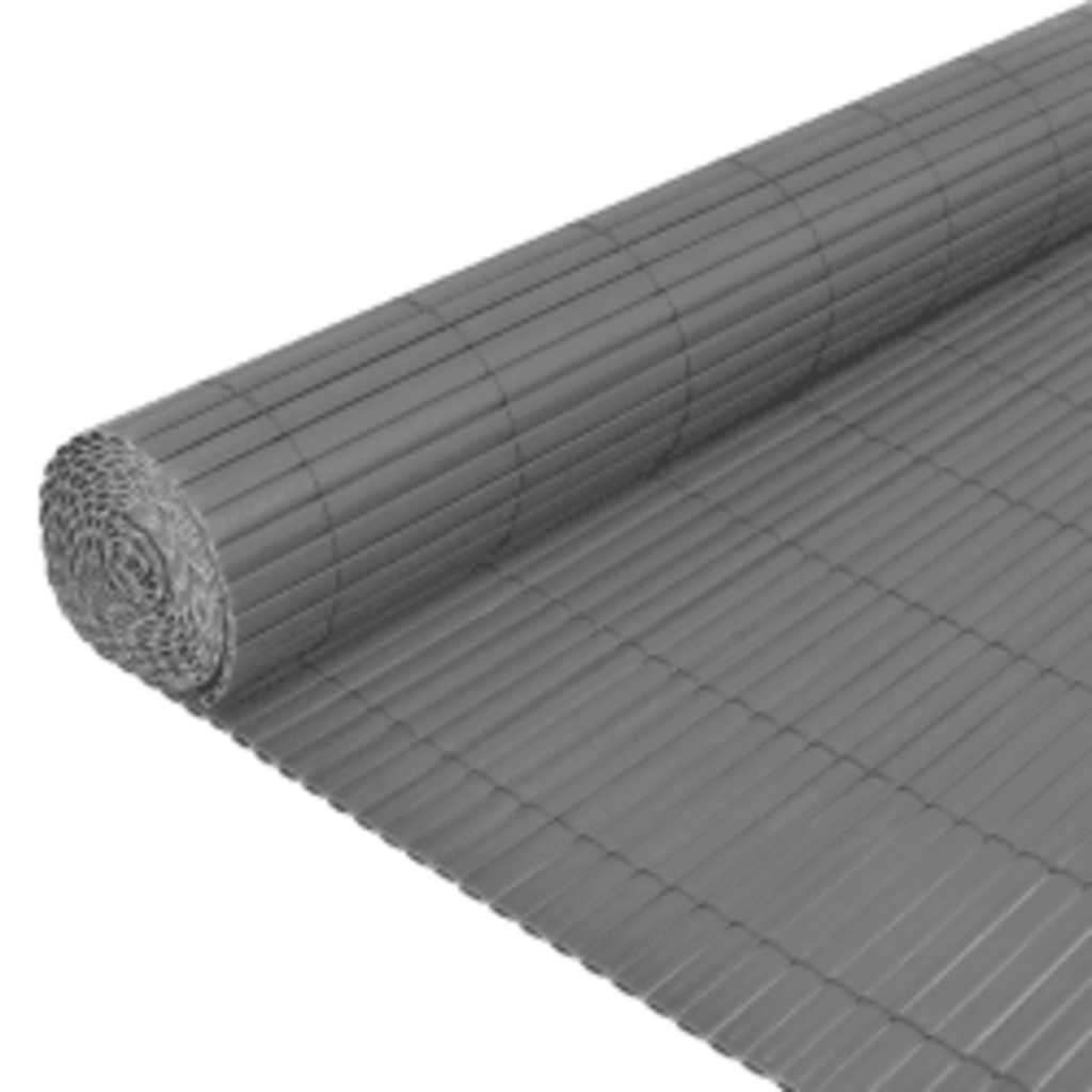 Vidaxl Garden Fencing Doble -lados de 110x500 cm de gris