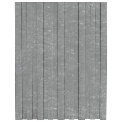 Vidaxl dakpanelen 36 st 60x45 cm gegalvaniseerd staal zilverkleurig
