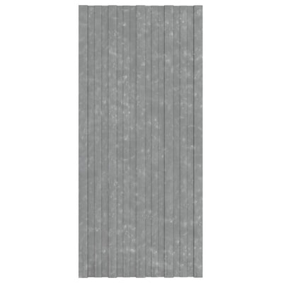 Paneles de techo Vidaxl 12 st 100x45 cm de acero galvanizado de plata de color plateado