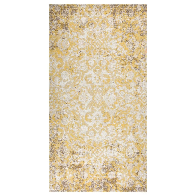 Vidaxl tappeto esterno piatto 80x150 cm giallo