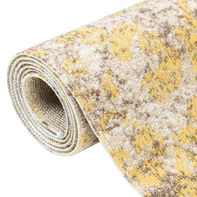 Vidaxl tappeto esterno piatto 80x150 cm giallo