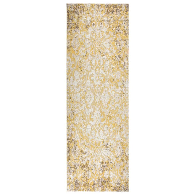 Vidaxl Rug Flat Woven 80x250 cm Amarillo
