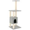 Vidaxl Cat Grakeding Post con graffi di sisal 104 cm grigio chiaro