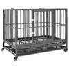 Vidaxl Bank con ruedas 92x62x76 cm de acero