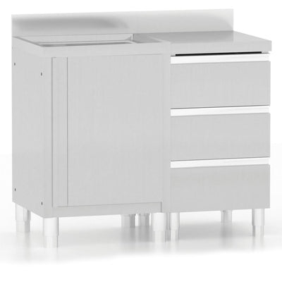 VIDAXL CARCHETTI DELLA CUSCINE COMMERCIALE Acciaio inossidabile da 2 St