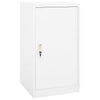 VidaXL Zadelkast 53x53x105 cm staal wit