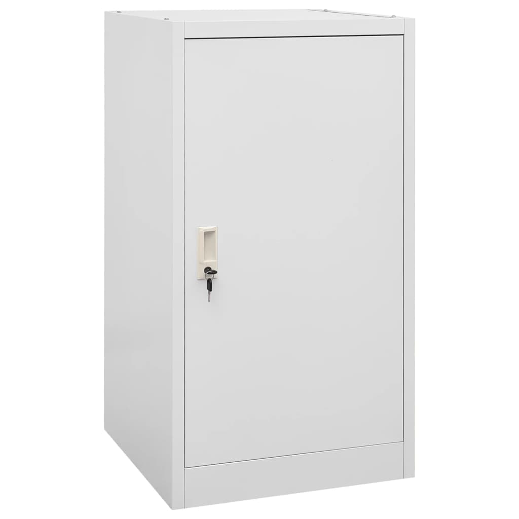 Vidaxl zadelkast 53x53x105 cm staal lichtgrijs