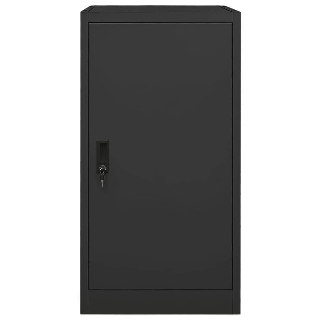 VIDAXL SELLA SELLA SADDLE 53X53X105 CM ANTRACITO ACCIAIO