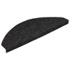 Vidaxl tappetini per autoadesivo 15 st 56x17x3 cm nero