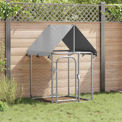 Perrera de perros de Vidaxl para el exterior con techo de 100x100x150 cm