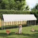 Perrera de perros de Vidaxl para el exterior con techo 400x100x150 cm