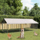 Perrera de perros de Vidaxl para el exterior con techo 400x200x150 cm