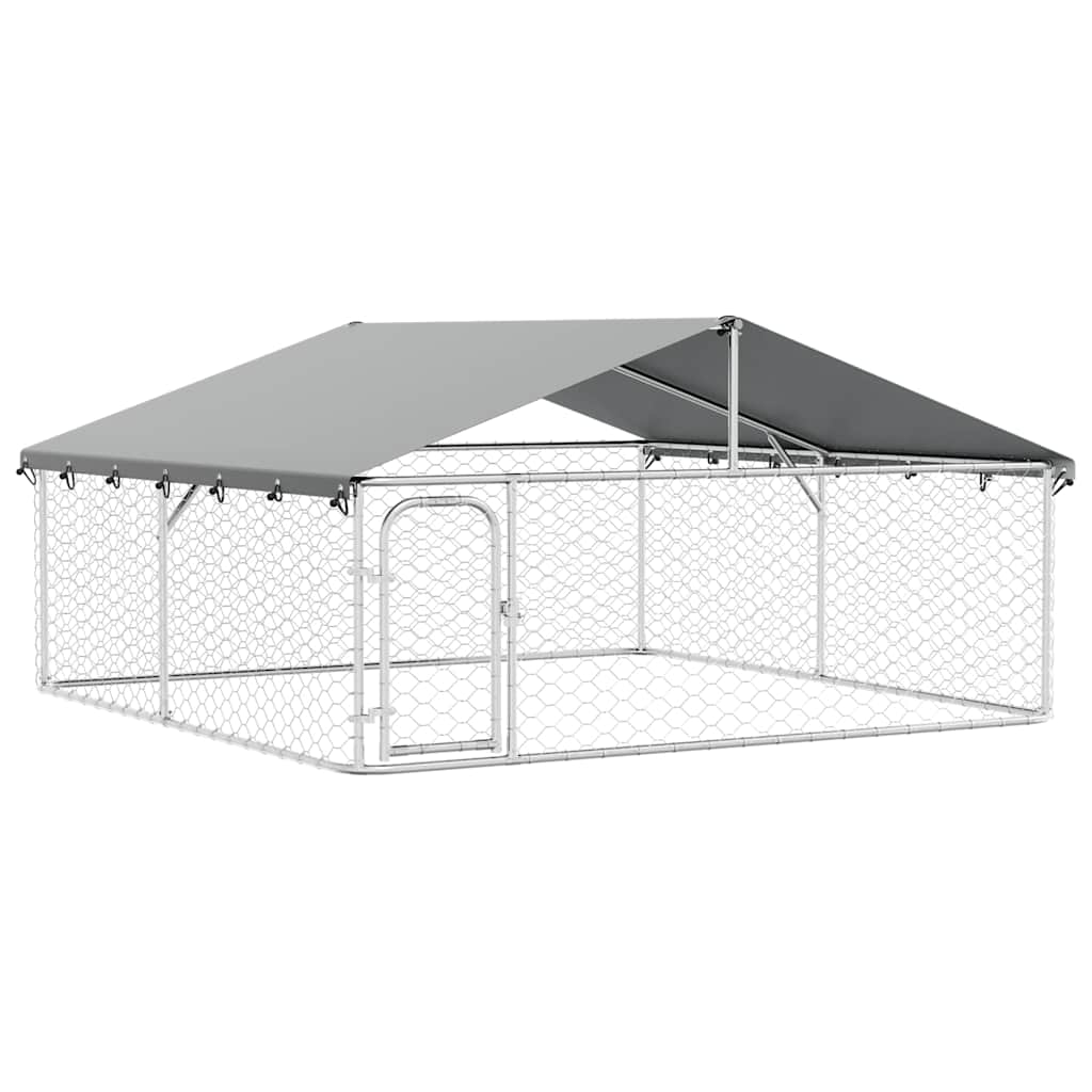Vidaxl Dog Kennel con tetto 300x300x150 cm