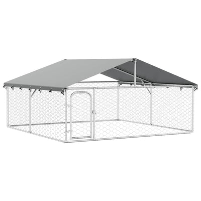Vidaxl Dog Kennel con tetto 300x300x150 cm