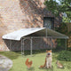 Perrera de perros Vidaxl con techo 300x300x150 cm