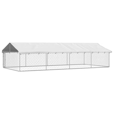 Vidaxl Dog Kennel per l'esterno con tetto 600x300x150 cm