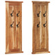 Vidaxl Racks 2 PCS 38x100 cm de madera de acacia sólida