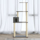 Vidaxl Cat Ranging Post con postes de rascado de sisal 147 cm de gris claro