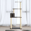 Vidaxl Cat Grakeding Post con pali di graffi di sisal 147 cm grigio scuro