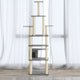 Vidaxl Cat rasking Post con graffi di sisal 183 cm grigio chiaro