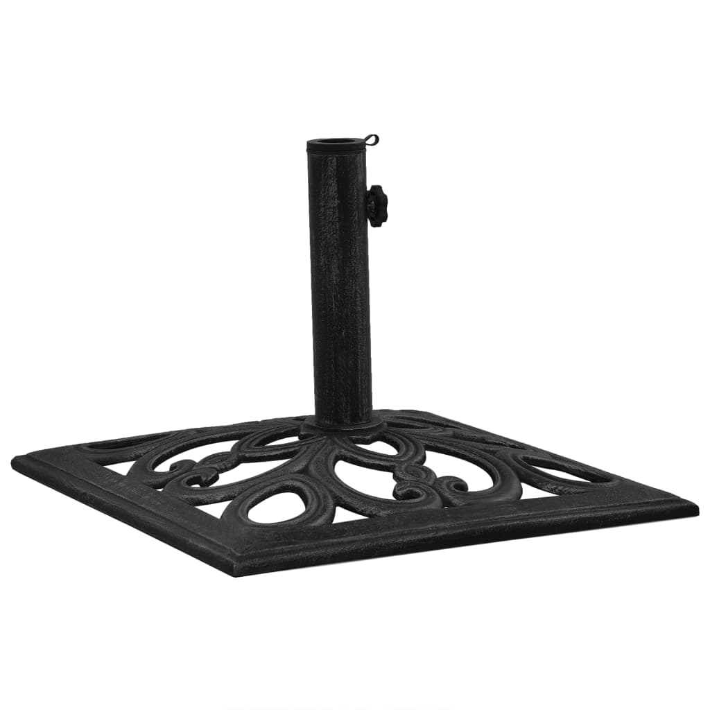 Vidaxl Parasol Foot 47x47x33 cm de hierro fundido negro