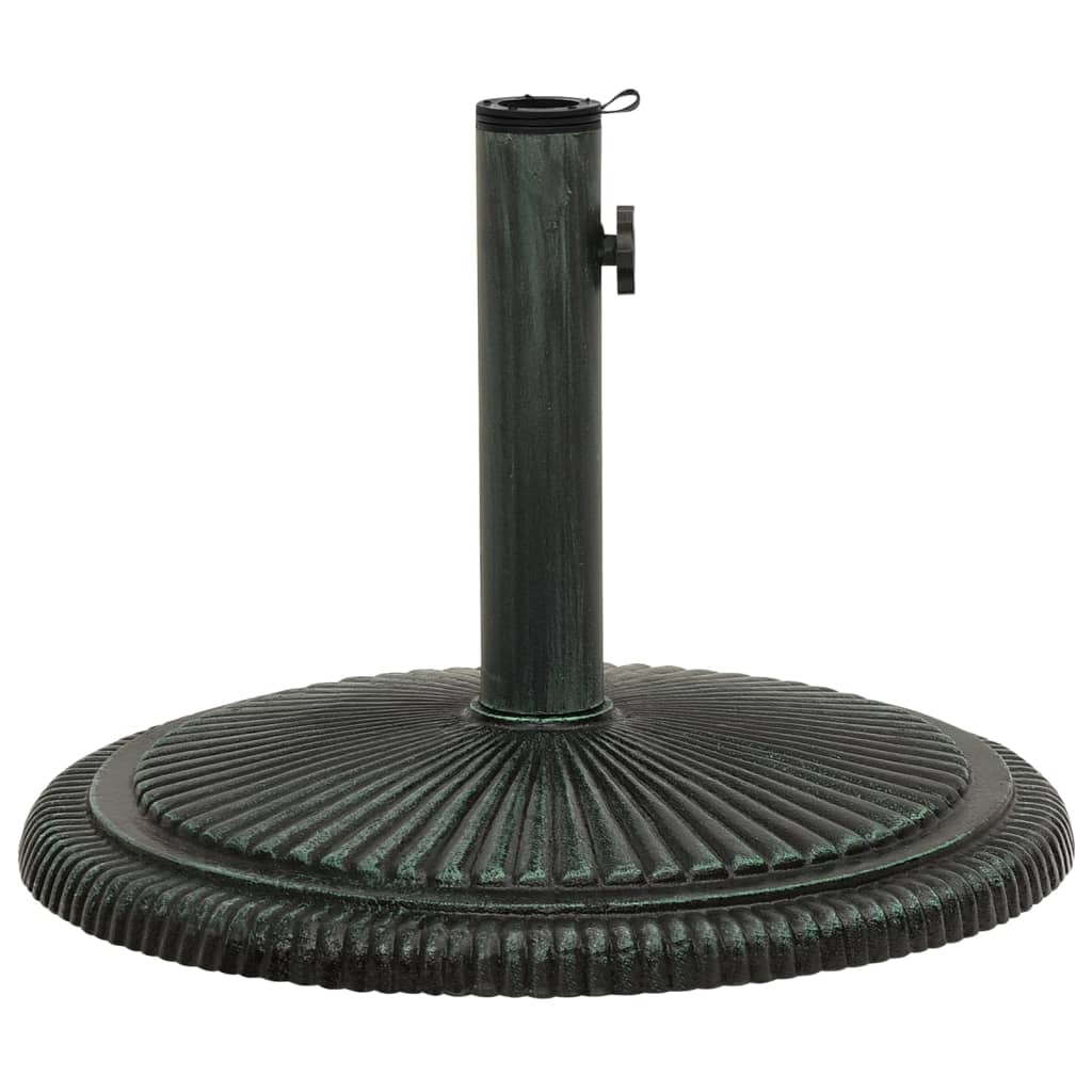 Vidaxl Parasol Foot 45x45x30 cm in ghisa verde