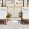 Vidaxl Parasol Foot 45x45x30 cm de hierro fundido blanco
