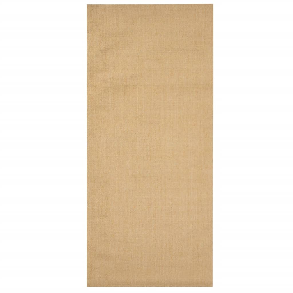 Vidaxl tappeto 66x150 cm naturale sisal