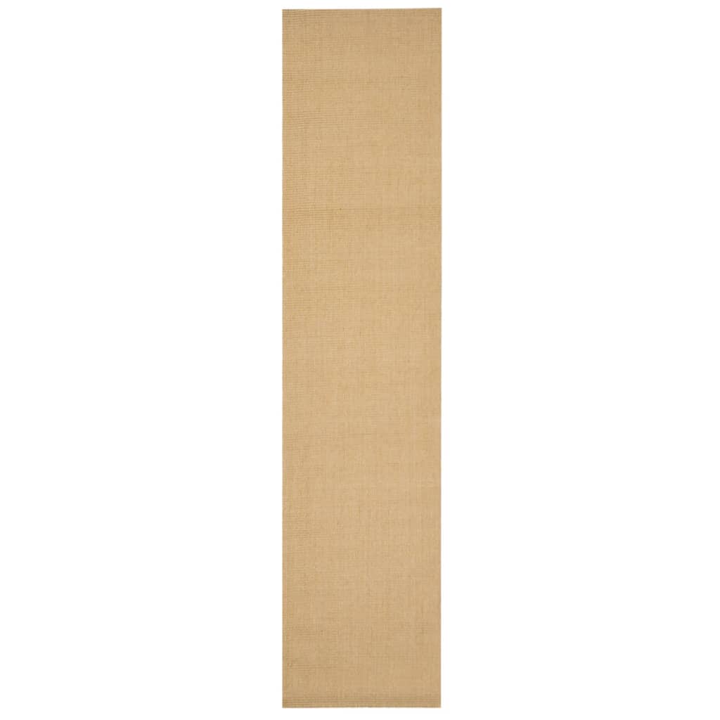 Vidaxl Rug 66x300 cm Sisal natural