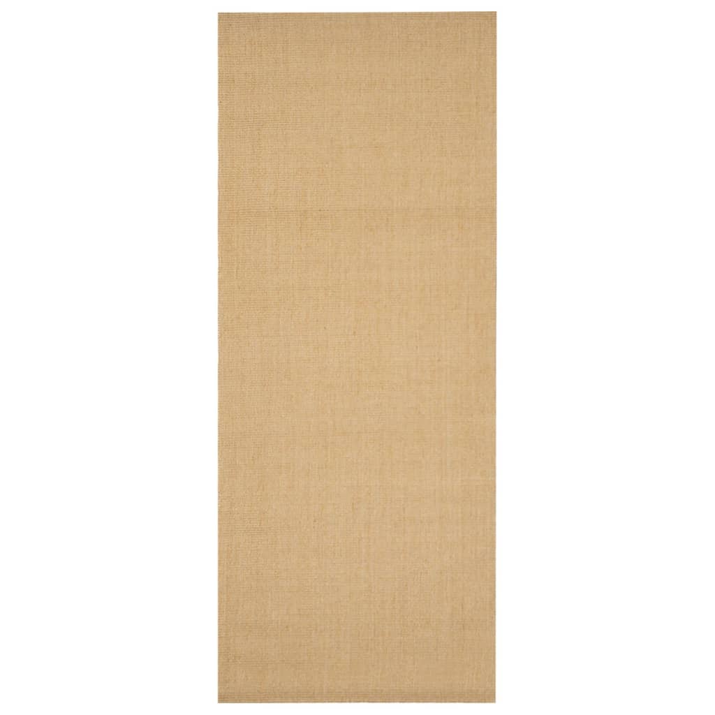 Vidaxl tappeto 100x250 cm naturale sisal