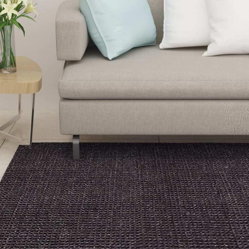 VIDAXL RAGO 80X350 cm Nero Sisal Naturale