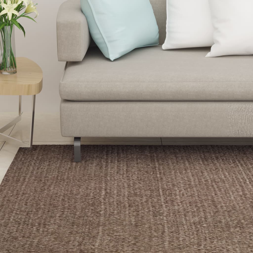 VidaXL alfombra 66x300 cm sisal natural marrón